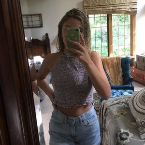 Halter neck crop top